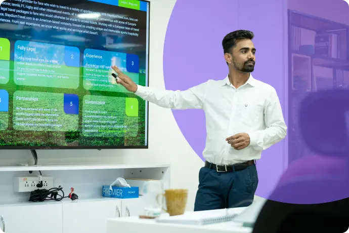 Mentor taking classes at BrandStory Academy